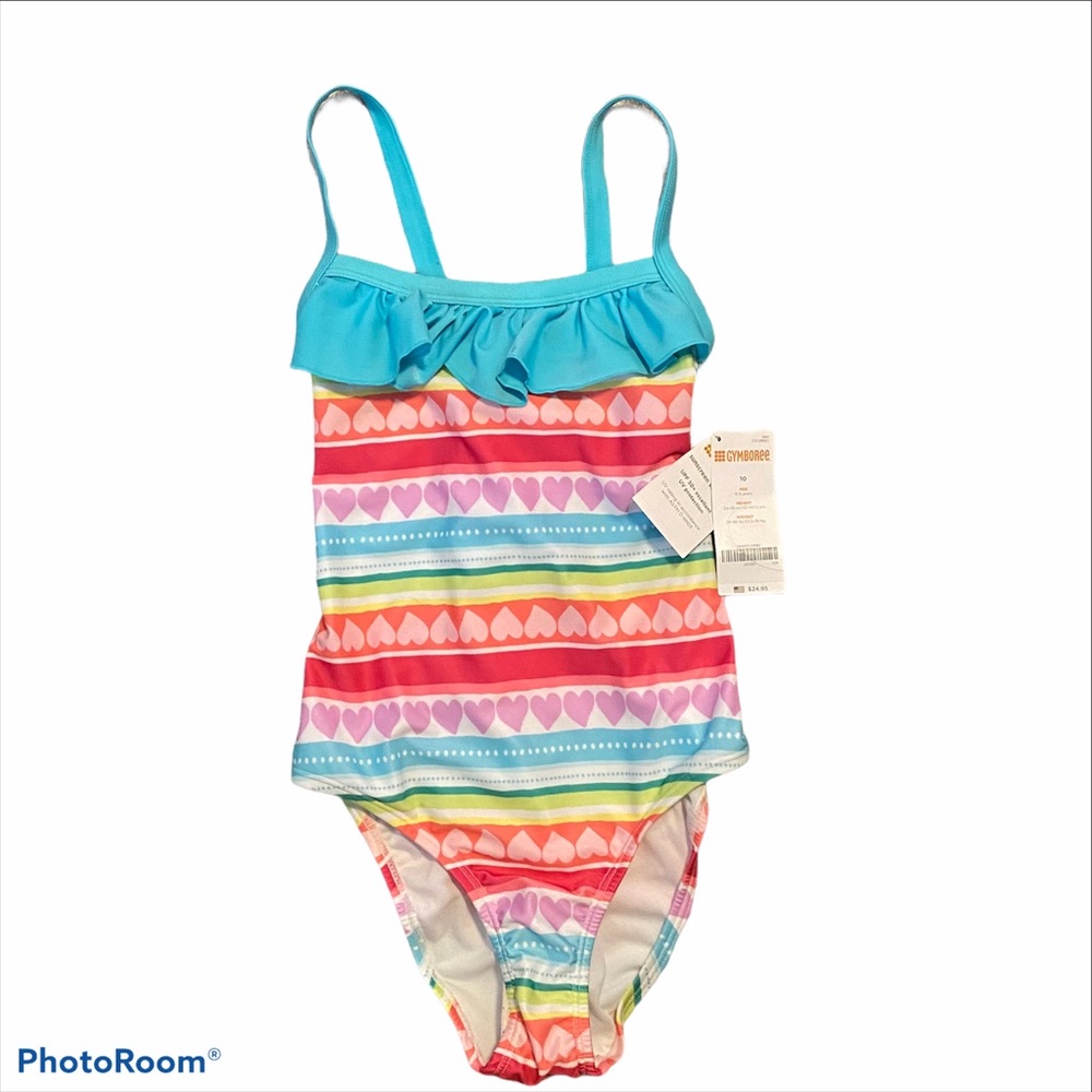 Gymboree Outlet. NWT Girls One Piece Swimsuit sz 10